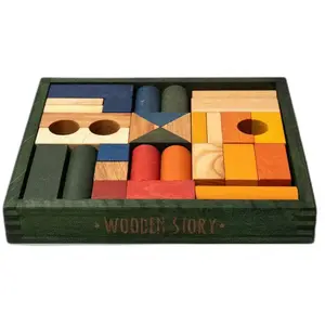 Holzspielzeug Brettspiel 30 Teile Wooden Story TU