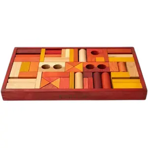 Brettspiel aus Holz mit 54 Teilen Wooden Story TU