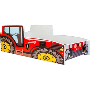 Kobi Traktor Kinderbett rot 140x70 günstig