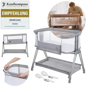 lionelo Baby-Reisebett LUNA, 2in14 Rädern mit Bremse6-stufige Höhenver... günstig