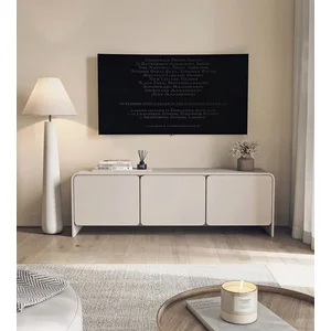 Selsey TV-Schrank Lummo TV-Lowboard mit 3 Soft-Close-Türen und Stauraum, Kaschmirgrau günstig