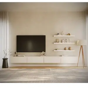 Selsey TV-Schrank Bemmi Hängendes TV-Board mit vier Klappen 300 cm günstig