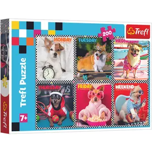 Trefl Puzzle glückliche Hunde (200 Teile) günstig