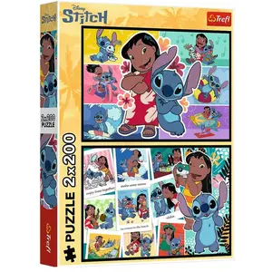 Trefl Puzzle 2 x 200 - Lilo & Stich (200 Teile) günstig