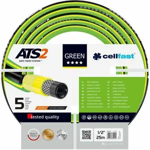CELLFAST GARTENSCHLAUCH GRÜN ATS 5/8" 25 m.