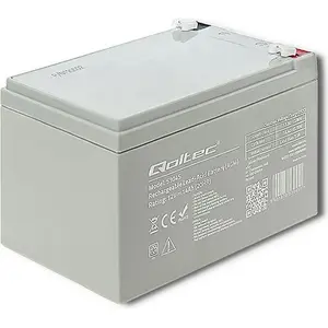Qoltec 53045 AGM-Batterie | 12 V | 14 Ah | max. 210 A