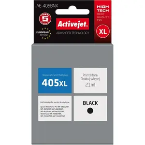 Activejet AE-405BNX Tintenpatrone (Ersatz für Epson 405XL C13T05H14010; Höchste; 21ml; schwarz), Hohe (XL-) Ausbeute, Schwarz, Tinte auf Pigmentbasis, 21 ml, 1 Stück(e), Einzelpackung günstig