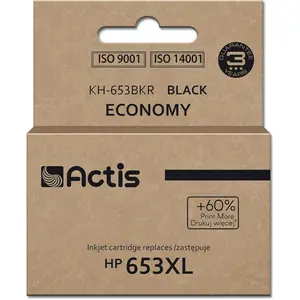 Actis KH-653BKR Tinte für HP Drucker, Ersatz HP 653XL 3YM75AE; Premium; 20ml; 575 Seiten; schwarz, Kompatibel, Schwarz, HP, HP DeskJet Plus Ink Advantage: 6000, 6075, 6475., 575 Seiten, Hohe (XL-) Ausbeute günstig