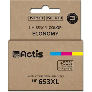 Actis KH-653CR Druckertinte, Ersatz HP 653XL 3YM74AE; Premium; 18ml; 300 Seiten; Farbe, Kompatibel, Cyan, Magenta, Gelb, HP, HP DeskJet Plus Ink Advantage: 6000, 6075, 6475., 300 Seiten, Hohe (XL-) Ausbeute günstig