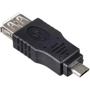 Akyga AK-AD-08 cable gender changer USB USB type micro-B Schwarz (USB, 0.90 cm), Data + Video Adapter, Schwarz günstig