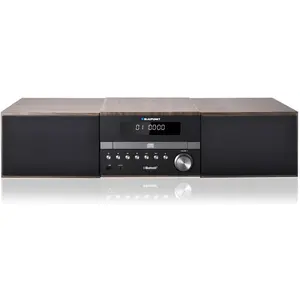 Blaupunkt MS46BT (Bluetooth, CD Player, 1x 100 W), Stereoanlage, Schwarz, Braun