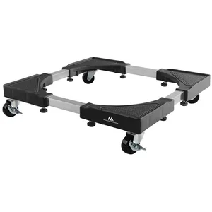 Maclean Waschmaschinenuntergestell MC-119 B Geräteunterbau Waschmaschine/Trockner bis 200kg, Feststellbar auf Rollen, 700-900mm Breit, universal günstig