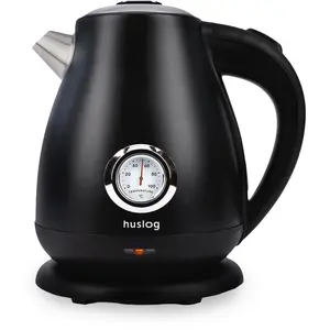 Huslog Elektrischer Wasserkocher mit Temperaturanzeige 1,7L 2200W klas...