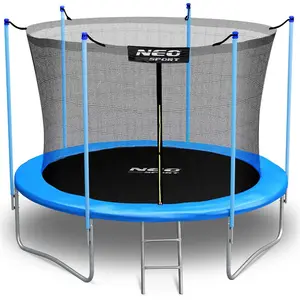 Neo-Sport Gartentrampolin 183 cm (6 Fuß) mit Innennetz und Leiter günstig