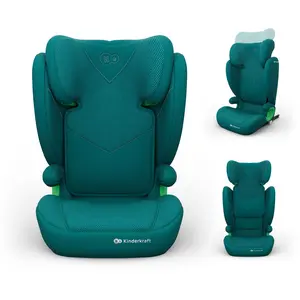 Kinderkraft JUNIOR FIX 2 PLUS Kindersitz, Verstellbare Kopfstütze, H-G...