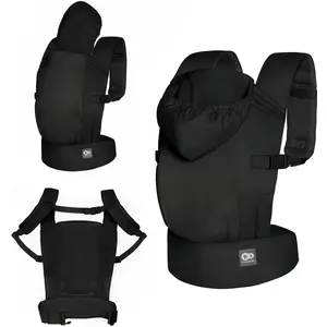 KinderKraft, Babytrage, CarryBee baby carrier black