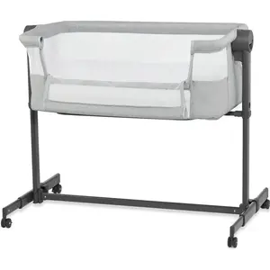 KinderKraft, Beistellbett, Neste Grow Hellgrau (60 x 120 cm) günstig