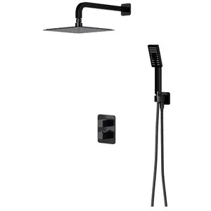 Omnires PARMA SYSPM11GR Unterputz-Duschset mit Thermostatarmatur, Grap... günstig