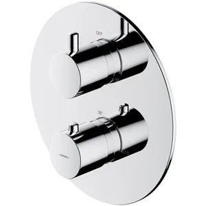 Omnires Y Y1236ROCR Unterputz-Thermostatarmatur für Wanne/Dusche ohne Unterputzkörper, Chrom günstig