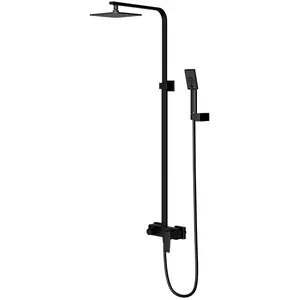 Omnires PARMA PM7444BL Duschset, matt schwarz günstig