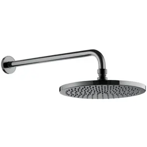 Omnires WGSET1NI Duschkopf mit 25 cm langem Arm, Nickel günstig