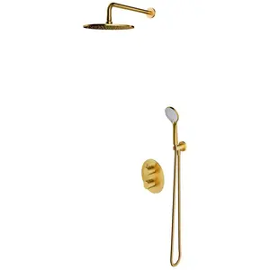 Omnires Y SYSYT05GLB Unterputz-Thermostatarmatur, gebürstetes Gold günstig