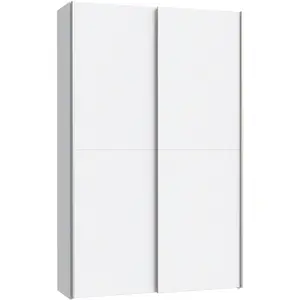 FORTE OZZULA Schrank 120, Mehrzweckschrank Weiß, Schwebetürenschrank, ... günstig