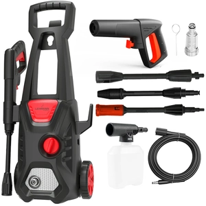 Lehmann Hochdruckreiniger mit Alu-Saugpumpe, 480 l/h Fördermenge, 1600...