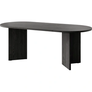 Selsey Esstisch Ovo - Tisch oval, Holzoptik Esche Portland Schwarz, 20... günstig