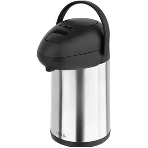 BRICOLINE Yato Tischthermoskanne Mit Pumpe 3,0l, Thermoskanne, Silber günstig