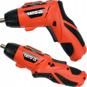 Yato YT-82760, Elektrischer Schraubendreher, Pistolengriff, 1/4", Schwarz, Orange, IPX0, 230 RPM