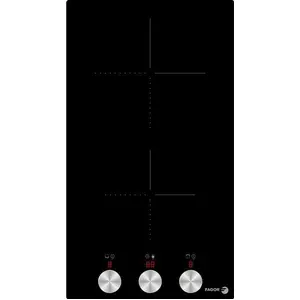 Fagor FTV2520T, Schwarz, Integriert, 29 cm, Keramik, Glaskeramik, 2 Zo...