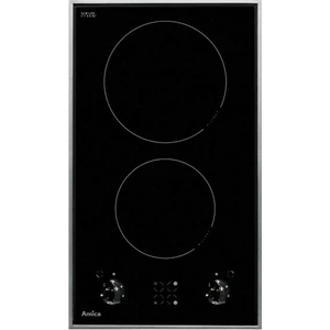 Amica PH3200PG, Schwarz, Integriert, Keramik, Keramik, 2 Zone(n), 2 Zo...
