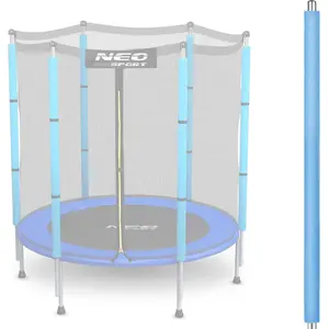 Neo-Sport S upek górny do trampoliny z siatk  zewn trzn  4,5 ft niebieski Neo-Sp... günstig