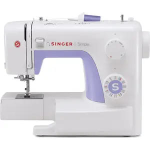 SINGER Simple, Violett, Weiß, Automatische Nähmaschine, Nähen, 1 Schri...