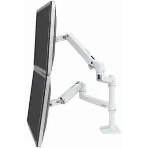 Ergotron LX Monitor Arm mit patentierter CF-Technologie (Tisch, 24", 9 kg), Monitor Halterung, Weiss günstig