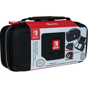 Nacon Gaming Game Traveler Deluxe System Case (Switch, Switch OLED), Weiteres Gaming Zubehör, Schwarz