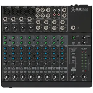 Mackie 1202VLZ4 DJ-Mixer, Mischpult, Schwarz