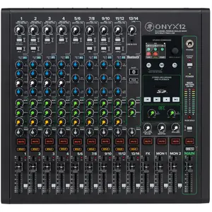 Mackie Onyx12 (Studio- und Livemixer), Mischpult, Schwarz günstig
