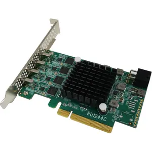 HIGHPOINT HighP RocketU 1244C PCIe 3.0 x8 4x10GB/s Port USB 3.2 Contro