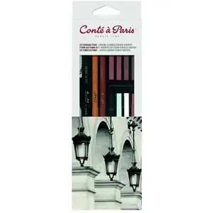 Winsor & Newton, Malstifte, Studio Sketch Set Conte A Paris