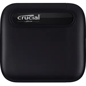 Crucial X6, 2 TB, USB Typ-C, 3.2 Gen 2 (3.1 Gen 2), 540 MB/s, Schwarz