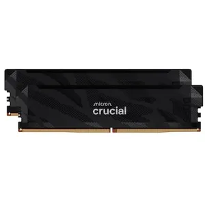 Crucial Pro OC Schwarz 32GB Kit (2x16GB) DDR5-6400 CL32 UDIMM Gaming-A...