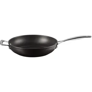 Le Creuset 51101280010202 Pfanne Allzweckpfanne Rund, Pfanne + Kochtopf, Schwarz