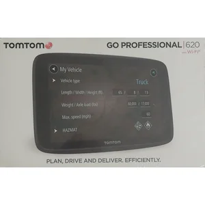 TomTom GO Professional 620 LKW-Navigationsgerät (Europa 48 Länder, Blu...