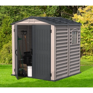 DURAMAX VCM Kunststoff Gartenhaus 186x190 Geräteschuppen Garten Geräte... günstig