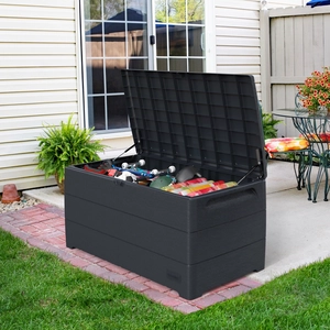 DURAMAX VCM Durabox Kunststoff Garten Aufbewahrungsbox Kissenbox 416 l, 130 x 70 x 63 cm günstig
