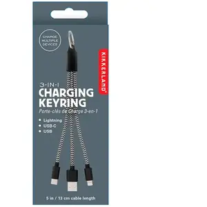 Kikkerland 3-in-1 Usb-a-auf-usb-c-kabel günstig