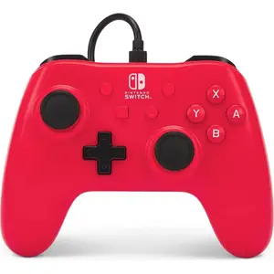 PowerA Nintendo Games Switch Wired Controller Raspberry Red Power A
