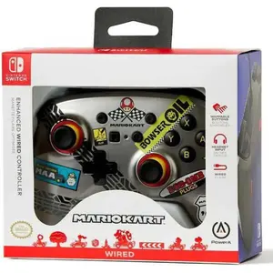 Powera Mario Kart Nintendo Switch-controller Silber Silber One Size